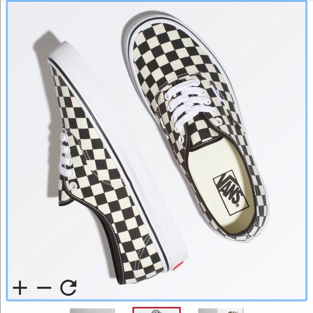 checkered vans